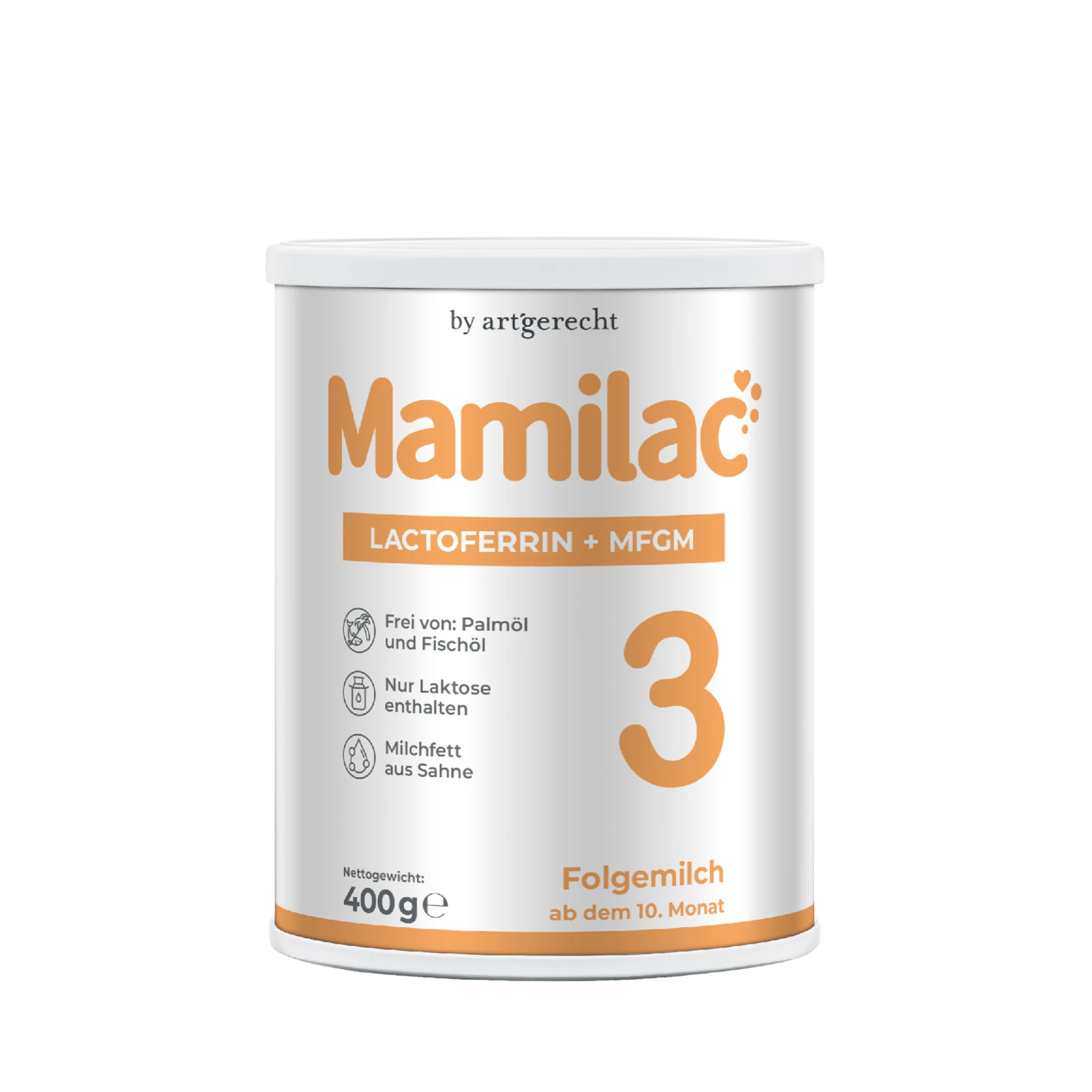 Mamilac Lactoferrin + MFGM 3 | Folgemilch ab dem 10. Monat